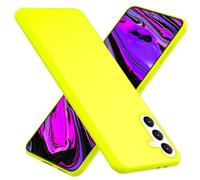 NALIA Neon Silicone Case for Samsung Galaxy S24 Plus - Soft-Touch & Signal Neon - NEONSHOCK (Matte Phone Case) - German Brand, Color:Yellow
