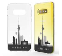 NALIA Pattern Case compatible with Samsung Galaxy S10e, Ultra-Thin Silicone Motif Design Phone Cover Protector Soft Skin, Slim Shockproof Gel Bumper Protective Backcover, Designs:Berlin Skyline