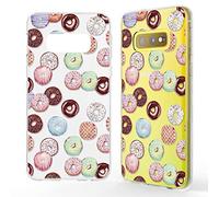 NALIA Pattern Case compatible with Samsung Galaxy S10e, Ultra-Thin Silicone Motif Design Phone Cover Protector Soft Skin, Slim Shockproof Gel Bumper Protective Anti-Choc Backcover, Designs:Doughnuts