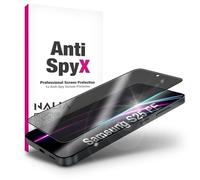 NALIA Privacy Screen Protector for Samsung Galaxy S25 FE - Anti-Spy Tempered Glass 9H - ANTISPYX (Case Friendly Full-Cover) - German Brand