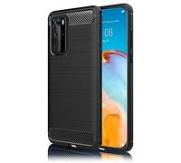 NALIA Silicone Case for Huawei P40 Pro - Anti-Slip & Matte, Black
