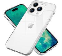 NALIA Transparent Silicone Case for iPhone 14 Pro - Anti-Yellow & Non-Slip - AIRFLEX (Crystal Clear Phone Cover, Slim & Shockproof) - German Brand