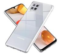 NALIA Transparent Silicone Case for Samsung Galaxy A42 5G - Anti-Yellow & Non-Slip - AIRFLEX (Crystal Clear Phone Cover, Slim & Shockproof) - German Brand