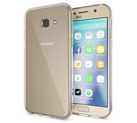 NALIA Transparent Silicone Case for Samsung Galaxy A5 (2017) - Anti-Yellow & Non-Slip - AIRFLEX (Crystal Clear Phone Cover, Slim & Shockproof) - German Brand