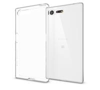 NALIA Transparent Silicone Case for Sony Xperia X Compact - Anti-Yellow & Non-Slip - AIRFLEX (Crystal Clear Phone Cover, Slim & Shockproof) - German Brand