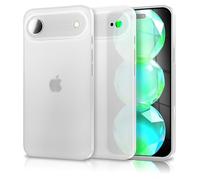 NALIA Ultra Slim Hard Case for iPhone 17 Air - Matte-Transparent & 0.3mm Thin - PHANTOM (Ultra-Thin Cover & Full Camera Protection) - German Brand, Color:White Transparent