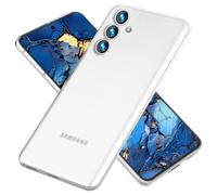 NALIA Ultra Slim Hard Case for Samsung Galaxy S24 - Matte-Transparent & 0.3mm Thin - PHANTOM (Ultra-Thin Cover & Full Camera Protection) - German Brand, Color:White Transparent