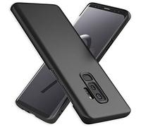 NALIA Ultra Slim Hard Case for Samsung Galaxy S9 Plus - Anti-Fingerprint & 0.5mm Thin - PUREFIT (Matte & Light) - German Brand, Color:Black