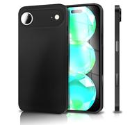 NALIA Ultra Thin Hard Case for iPhone 17 Air - Matte, Black Opaque | Deep-Matte Stealth Look, Feel & Grip, Precise Lens Protection, PHANTOM
