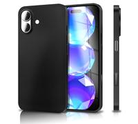 NALIA Ultra Thin Hard Case for iPhone 17 - Matte & 0.3mm, Black Opaque | Deep-Matte Stealth Look, Feel & Grip, Precise Lens Protection, PHANTOM