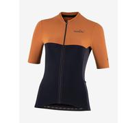 Nalini Sun Shield Lady Short Sleeve Jersey Orange Black Women - S