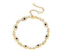 NALISASA Gold Evil Eye Bracelet For Women， Hand-Made Charm Bracelet，Mystical The Third Eye Bracelet Jewellery