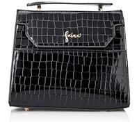 NALLY Women's Handbag Shopper, Black, One Size