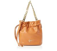 NALLY Women's Pouch Bag Handbag with Shoulder Strap, Camel, One Size