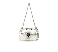 NALLY Women's Studded Bag, White, One Size