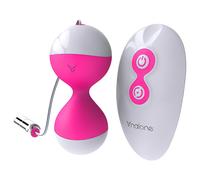NALONE Miu Miu - Rechargeable Remote-Controlled Kegel Balls Duo (Pink)