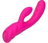 Nalone Pure X2 Dual Rabbit and G-Spot Vibrator with 2 Motors and 7 Vibration Modes, Pink