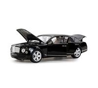 NALora Scale Finished Model Car 1/18 For Bentley Mulsanne Simulation Alloy Luxury Car Model Diecast Toy Vehicle Collection Gifts Miniature Replica Car