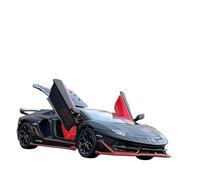 NALora Scale Finished Model Car 1/24 For Lamborghini Aventador SVJ 63 Alloy Model Car Model Diecast Metal Racing Car Gifts Collectible Miniature Replica Car (Color : Black)