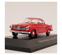 NALora Scale Finished Model Car 1/43 For Borgward Isabella Coupe 1957-58 Simulation Classic Sports Car Model Toy Collection Souvenir Display Miniature Replica Car
