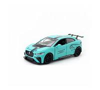 NALora Scale Finished Model Car Original Factory 1/32 For Jaguar I-PACE Rally Diecasts Sports Car Model Collection Kids Toy Vehicles Miniature Replica Car (Color : Blue)