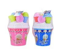 Nalu 15cm Ice Cream Design Bucket & Sand Toy Set Nalu Multicolor