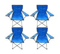 Nalu 4 Blue & Black Lightweight Folding Camping Beach Chairs Multi One Size