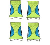 Nalu 4 Green Folding Low Seat Beach Chair Camping Chairs Nalu Multicolor