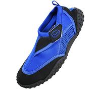 Nalu Adults Blue Black Aqua Shoes SIZE 11