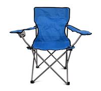 Nalu Folding Camping Chair Lightweight Foldable Portable Garden Beach Seat - Blue