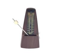NALU Metronome - Classic Mechanical Wind-Up Design with Bell for Piano, Guitar, Violin & All Instruments (N-Wood Grain)