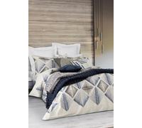 Nalu Nicole Scherzinger 'Kaimana Cover' Cotton Duvet Set in Blue | Size: King Nalu Nicole Scherzinger Blue King