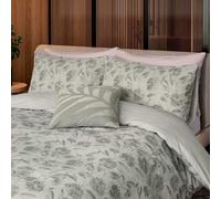 'Kalea' Cotton Duvet Cover Set Nalu Nicole Scherzinger Green Super King