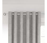 Nalu Nicole Scherzinger Kalo Lined Curtains 90" x 72", Silver