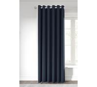 'Kalo' Lined Curtains Nalu Nicole Scherzinger Blue 167cm width x 183cm drop