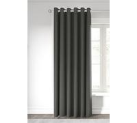 Nalu Nicole Scherzinger 'Kalo' Lined Curtains in Charcoal | Size: 228 cm width x 228 cm drop Nalu Nicole Scherzinger Charcoal 228 cm width x 228 cm drop