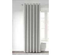 Nalu Nicole Scherzinger 'Kalo' Lined Curtains in Silver | Size: 167 cm width x 183 cm drop Nalu Nicole Scherzinger Silver 167 cm width x 183 cm drop