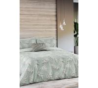 Nalu Nicole Scherzinger 'Malu' Cotton Duvet Cover Set in Green | Size: Super King Nalu Nicole Scherzinger Green Super King