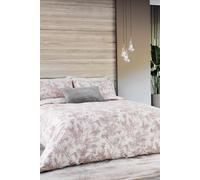 Nalu Nicole Scherzinger 'Okika' Cotton Duvet Cover Set in Pink | Size: Super King Nalu Nicole Scherzinger Pink Super King