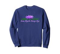 Nam Myoho Renge Kyo Japanese Buddhist Mantra Lotus Flower Sweatshirt