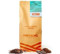 Nam Song Vietnamese Ground Coffee - 500g Dak Lak Robusta Coffee - Dark Roast from Vietnam - Ideal for Authentic Phin Filter Brewing
