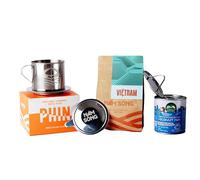 Nam Song Vietnamese Phin Filter Coffee Maker Set with Coconut Condensed Milk