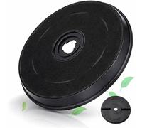 NAMAI - Round Activated Carbon Filter Cooker Hood, 23 cm, Compatible with Faber and Other Models, Odour Neutralising and Durable