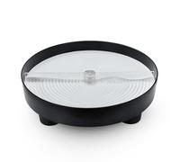 NAMAII 11.5" Automatic Garden Zen Self Rotating Sandscrape Tray, Mindfulness Meditation Stress Relied Therapy Sand Tray for Home Office Desk Decor