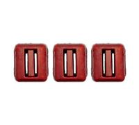 NAMAKA® Red Plasticised Sub Weight Lead for Diving from 1 kg - 1 to 7 Pieces in One Pack (Red, 3 Pieces)