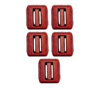 NAMAKA® Red Plasticised Sub Weight Lead for Diving from 1 kg - 1 to 7 Pieces in One Pack (Red, 5 Pieces)