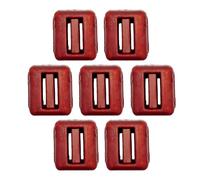 NAMAKA® Red Plasticised Sub Weight Lead for Diving from 1 kg - 1 to 7 Pieces in One Pack (Red, 7 Pieces)