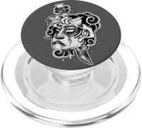 Namakubi Samurai Head Dagger Japanese Tattoo PopSockets PopGrip for MagSafe