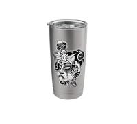 Namakubi Samurai Head Dagger Japanese Tattoo Stainless Steel Insulated Tumbler
