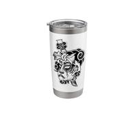 Namakubi Samurai Head Dagger Japanese Tattoo Stainless Steel Insulated Tumbler